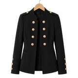 WOMEN’S SHORT JACKET WITH BUTTON FRONT AND SIDE POCKETS
