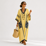 EMERALD STRIPED CAFTAN