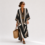 BLACK ETHNIC CAFTAN