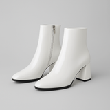 PATENT ANKLE BOOTS