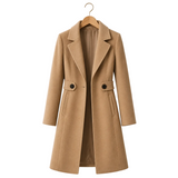 CLASSIC WOOL-BLEND COAT | STRUCTURED CUT | TIMELESS ELEGANCE