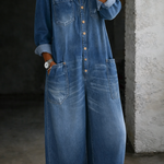 OFF SHOULDER LONG SLEEVE JUMPSUIT
