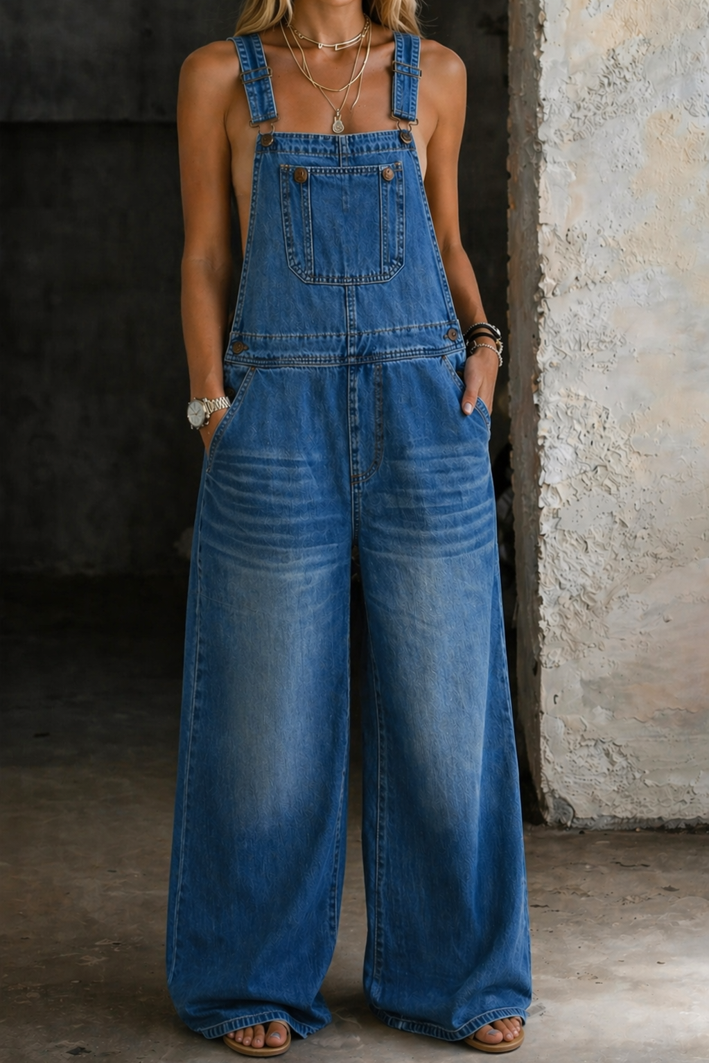 ELASTIC WAIST JUMPSUIT