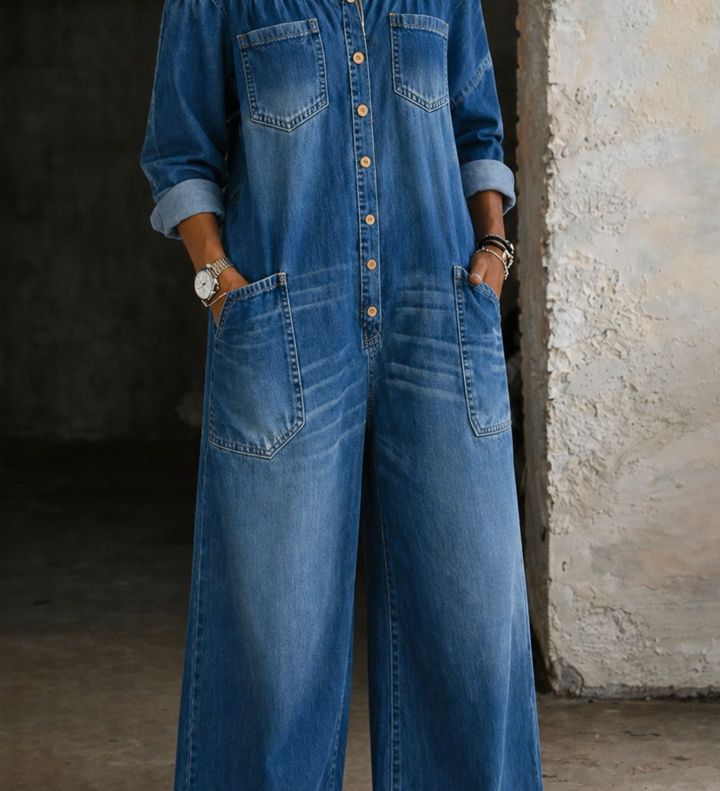 OFF SHOULDER LONG SLEEVE JUMPSUIT
