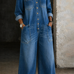 OFF SHOULDER LONG SLEEVE JUMPSUIT