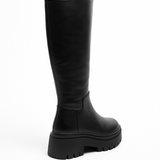 BROWN ELEGANT HIGH BOOTS