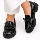 FRINGE BOW SHOES