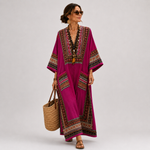 PURPLE ETHNIC CAFTAN