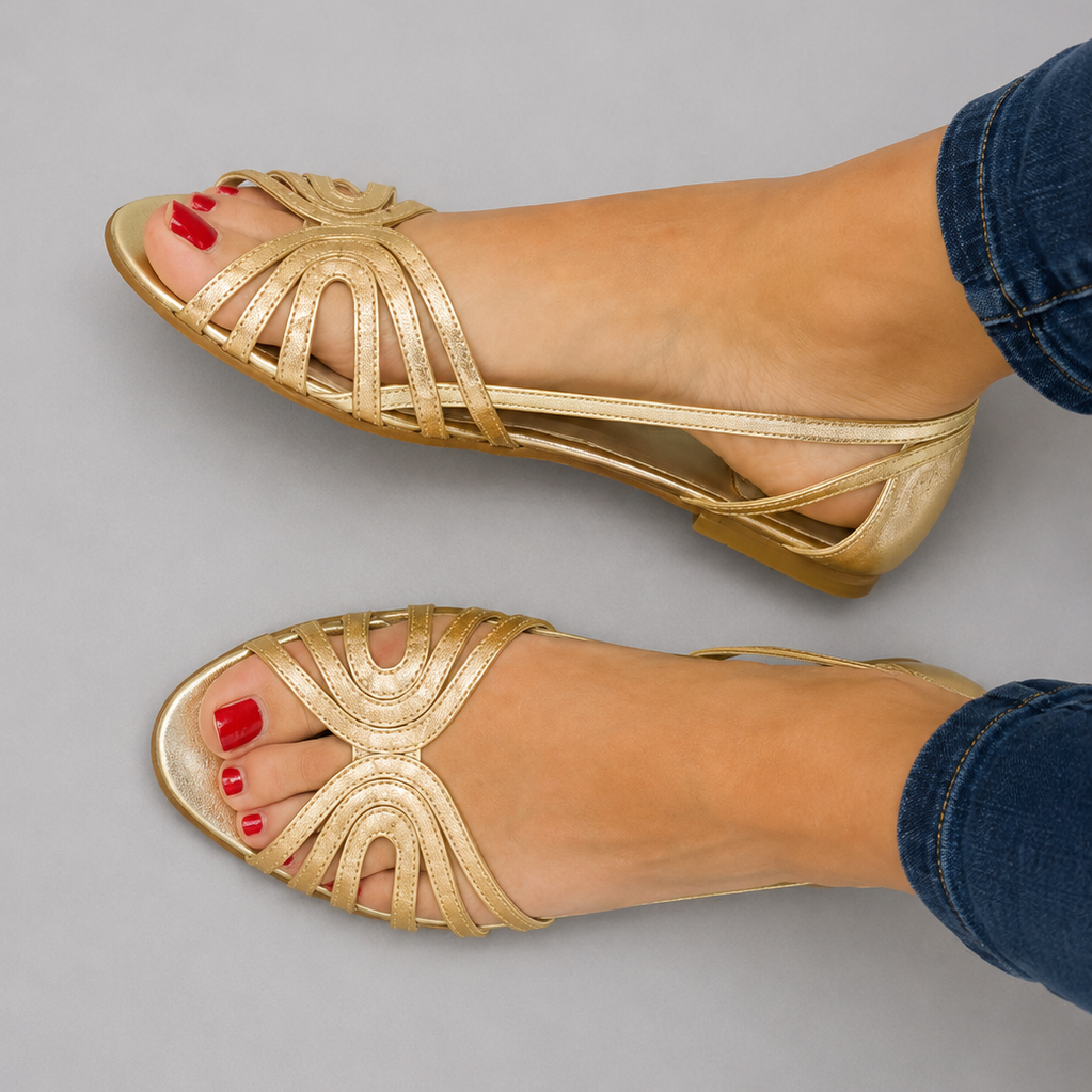 GOLDEN SUMMER SANDALS