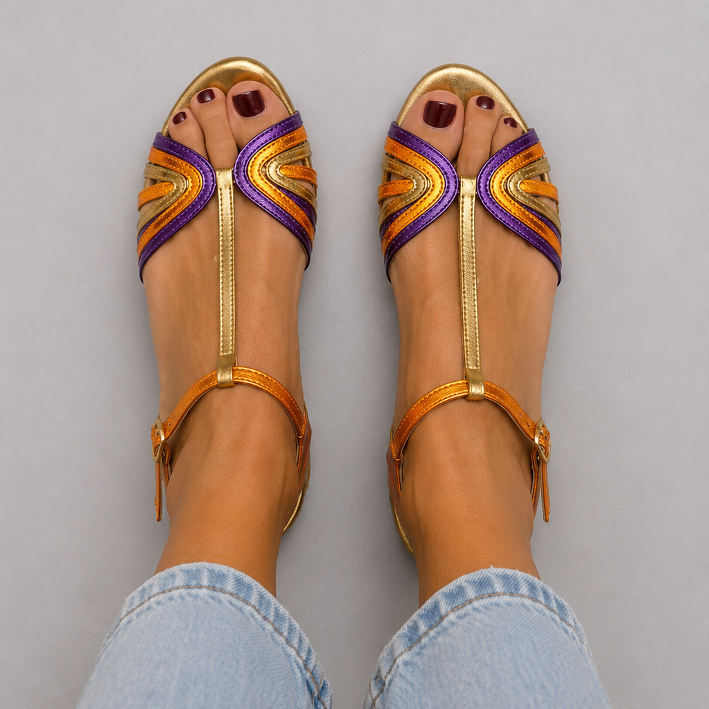 MEDITERRANEAN COLOUR SANDALS