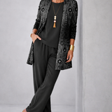 BLACK THREE-PIECE SET