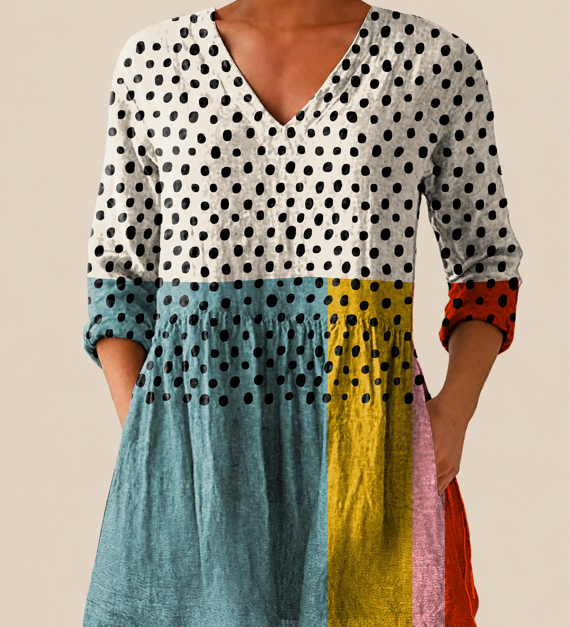 PATTERNED LONG BLOUSE 21