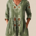 PATTERNED LONG BLOUSE 2