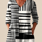 PATTERNED LONG BLOUSE 5