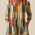 PATTERNED LONG BLOUSE 4