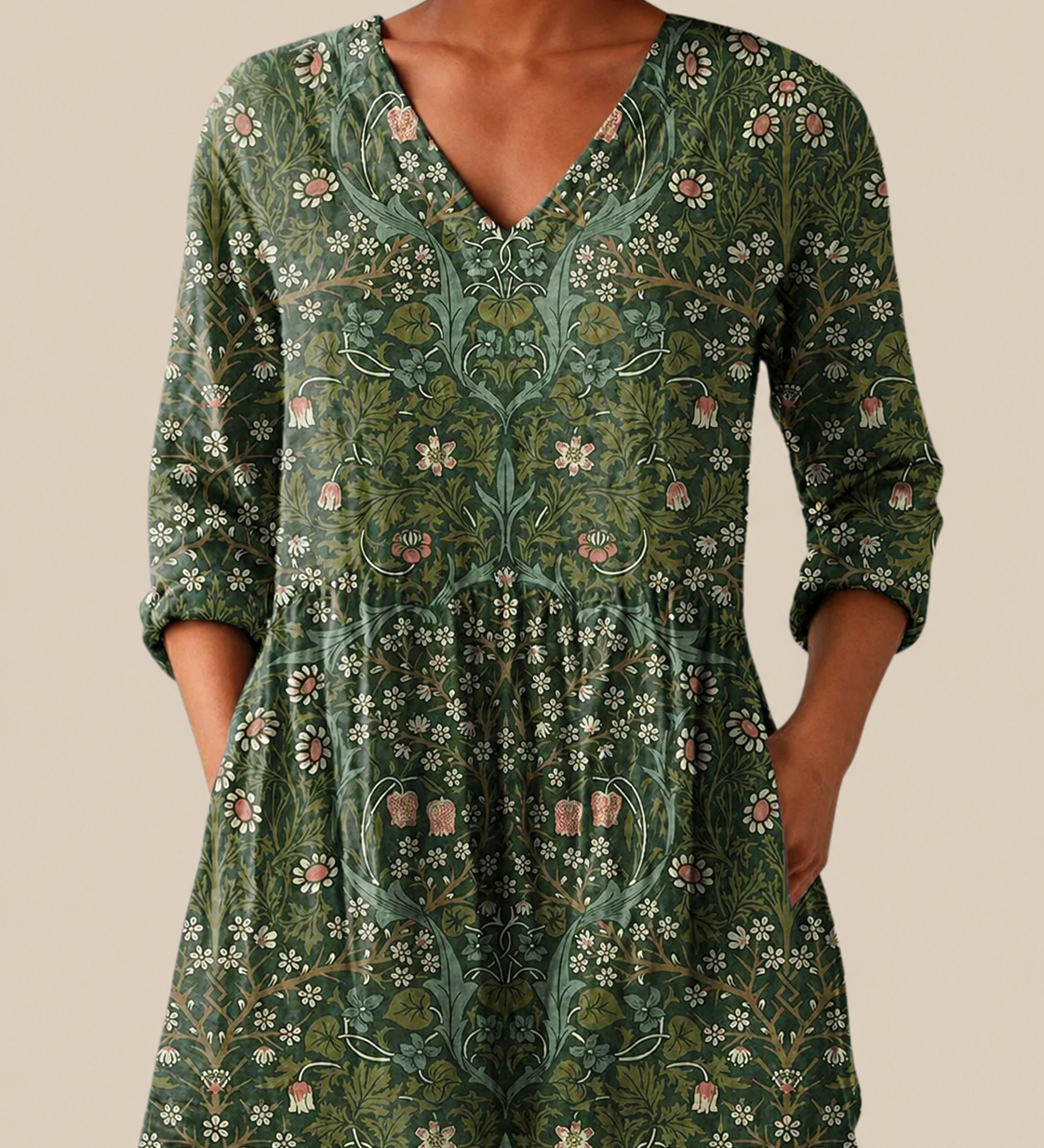 PATTERNED LONG BLOUSE 7