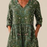 PATTERNED LONG BLOUSE 7
