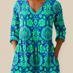 PATTERNED LONG BLOUSE 12