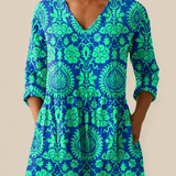 PATTERNED LONG BLOUSE 12