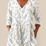 PATTERNED LONG BLOUSE 15