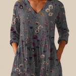 PATTERNED LONG BLOUSE 16