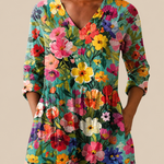 PATTERNED LONG BLOUSE 14