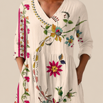 PATTERNED LONG BLOUSE 10