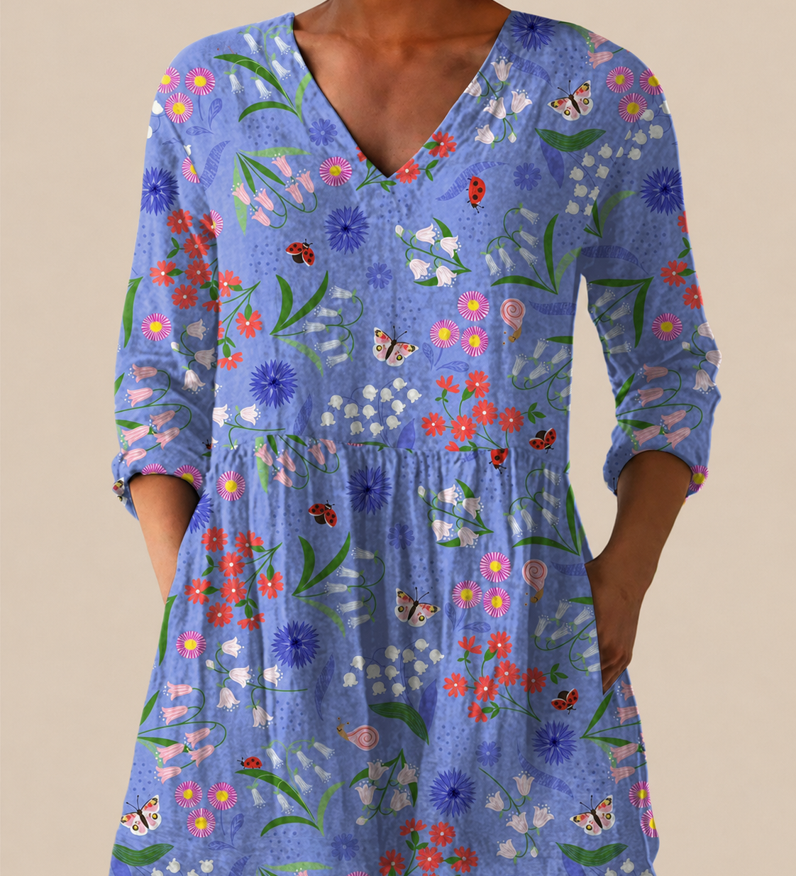 PATTERNED LONG BLOUSE 29