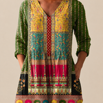 PATTERNED LONG BLOUSE 24