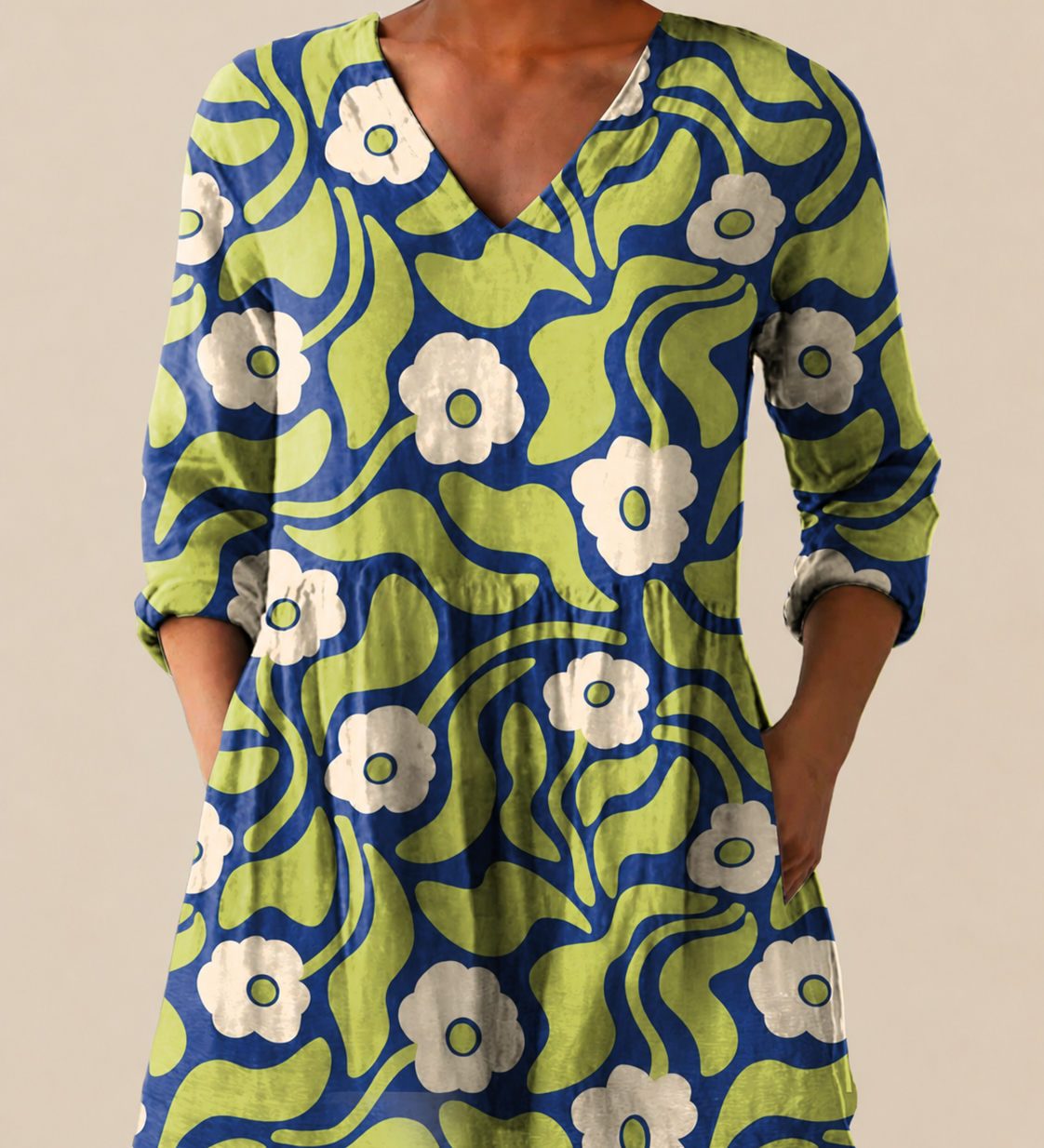 PATTERNED LONG BLOUSE 26