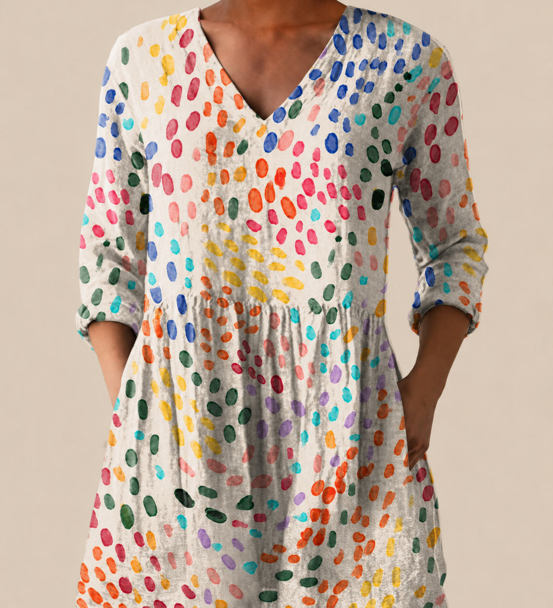 PATTERNED LONG BLOUSE 18