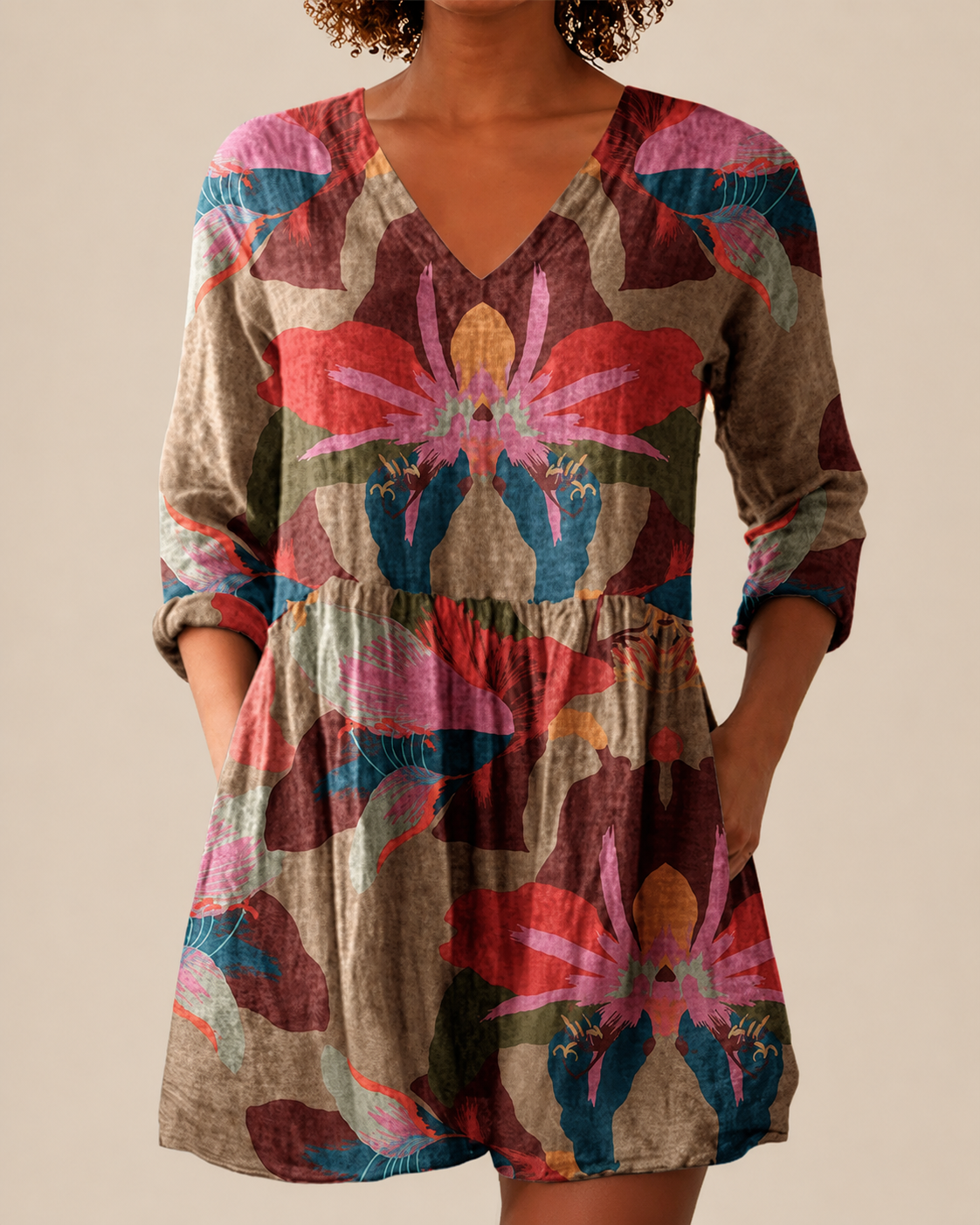 PATTERNED LONG BLOUSE 27