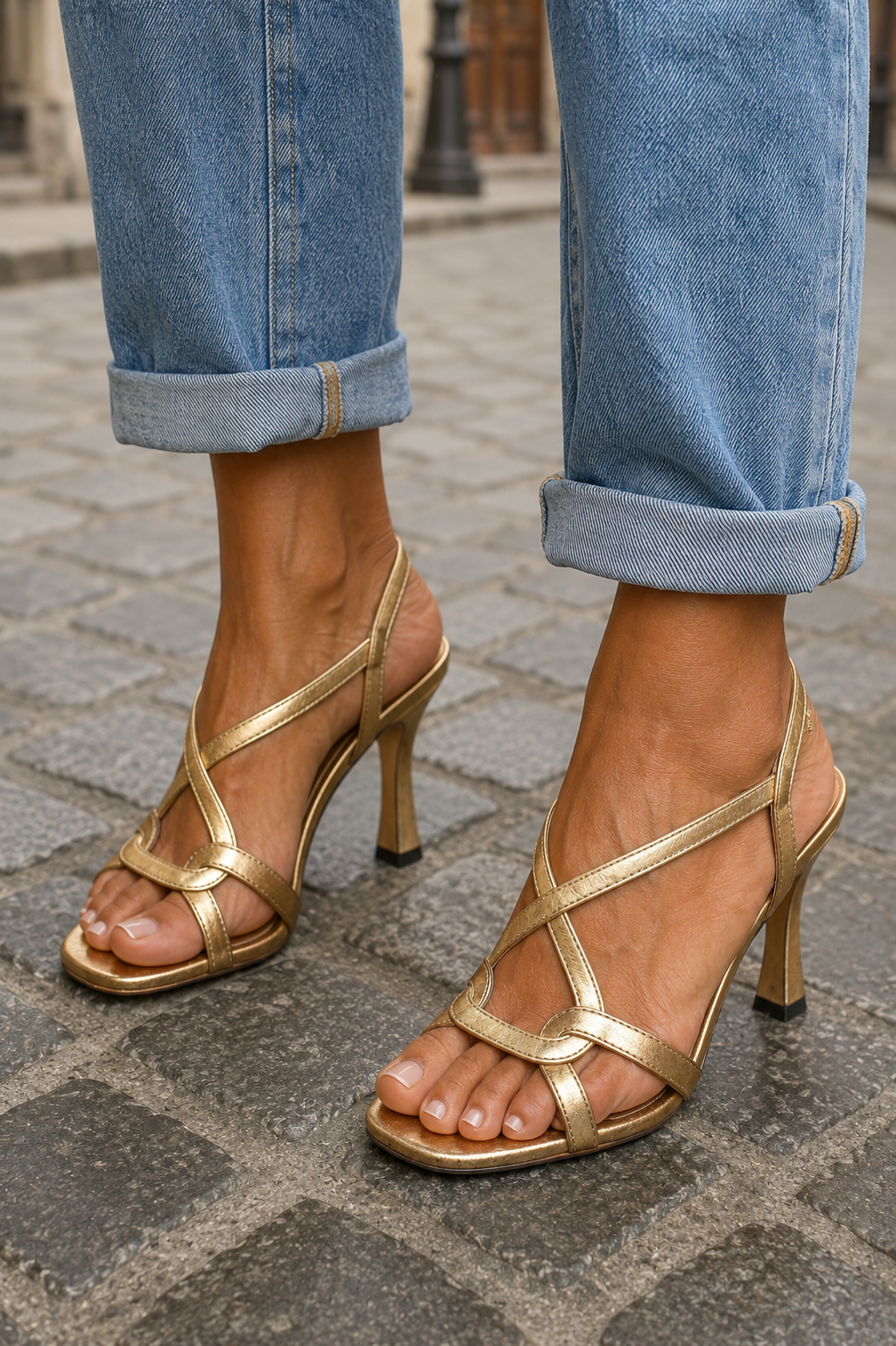 GOLDEN CHARM SANDALS