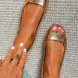 COMFORT CHIC GOLDEN SANDALS