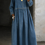 VINTAGE DENIM MAXI DRESS