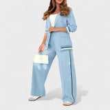 ELEGANT CASUAL TWO-PIECE SET