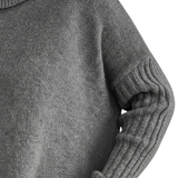 FIGURE-HUGGING TURTLENECK TOP
