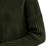 FIGURE-HUGGING TURTLENECK TOP