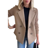 PREMIUM CHIC BLAZER WITH KNIT SLEEVES