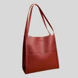 MINIMAL LEATHER SHOULDER BAG