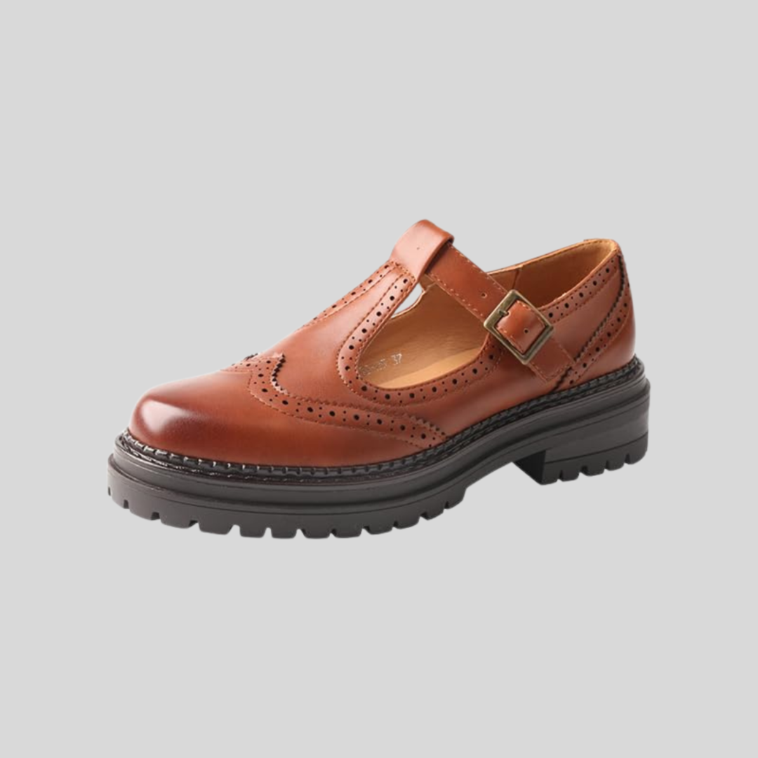 BROGUE MARY JANE SHOES