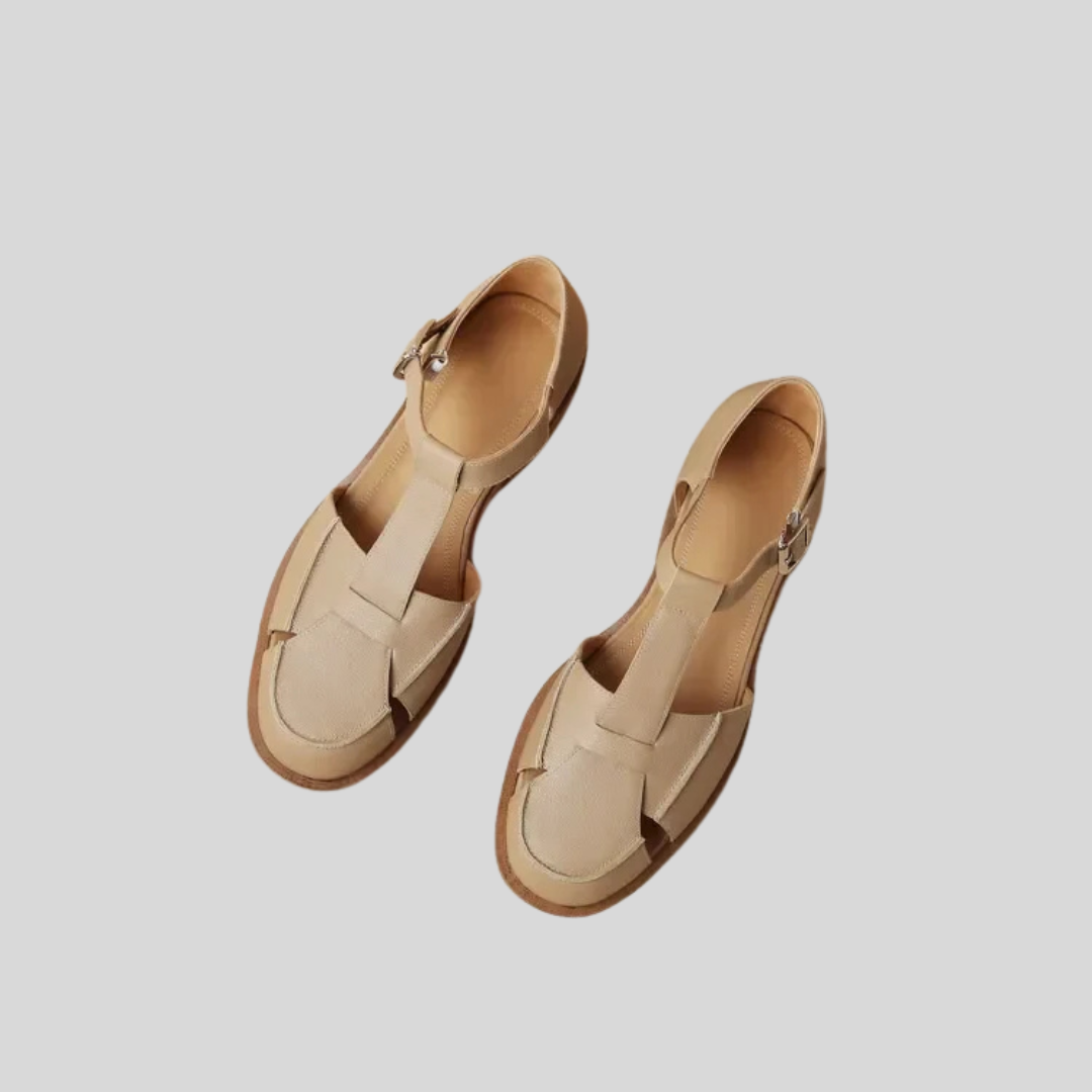 LEATHER MARY JANE SANDALS