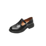 ELEGANT LEATHER MARY JANE SHOES