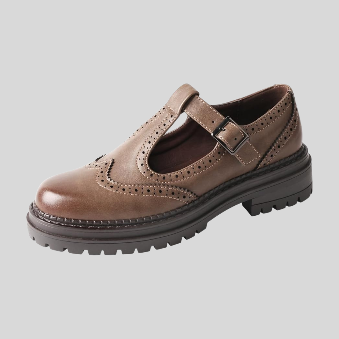 BROGUE MARY JANE SHOES