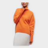 HIGH-NECK KNIT SWEATER