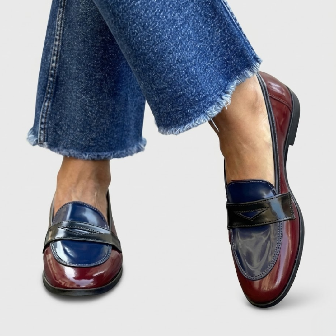 CONTRAST LOAFERS