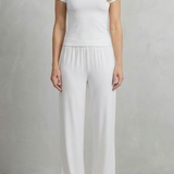 Élan – Sleek Simplicity – Pure Color Wide-Leg Pants Suit