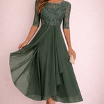 VESTIDO DE ENCAJE ELEGANTE PARA MUJER