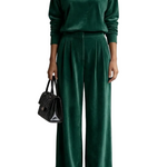 Élianne – Luxe Velour Elegance – Two-Piece Lounge Set