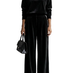 Élianne – Luxe Velour Elegance – Two-Piece Lounge Set